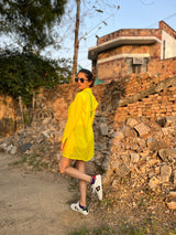 Mitaliwadhwa Yellow Candy Shorts Set